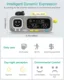 Reloj inteligente de escritorio con temperatura y humedad, doble pantalla - imagen 3