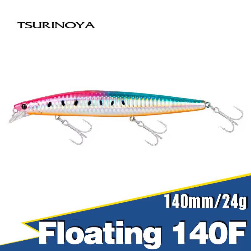Señuelo Tsurinoya 140F STINGER Minnow flotante para mar - imagen 3