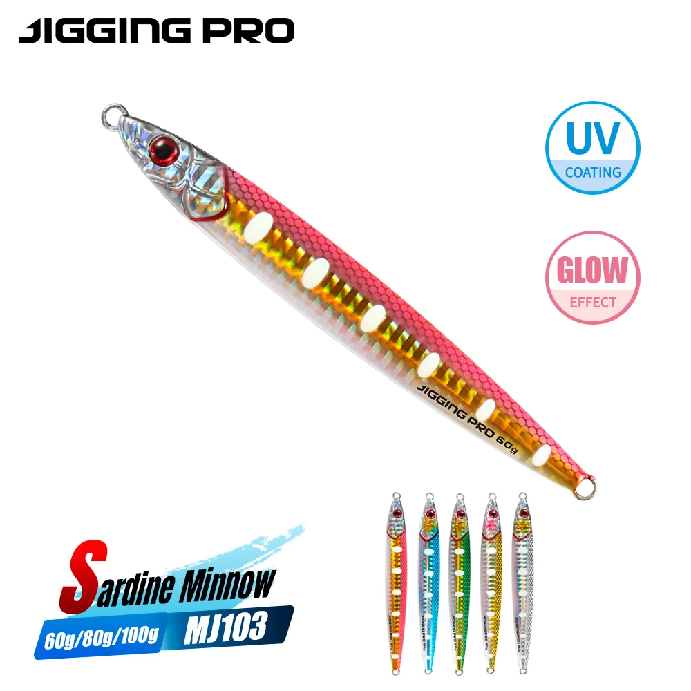 Jig Metálico Shore Jigging JIGGINGPRO para Kingfish