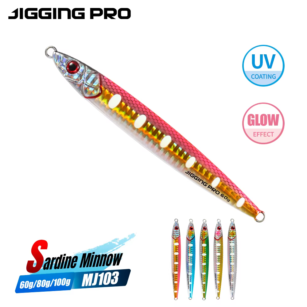 Jig Metálico Shore Jigging JIGGINGPRO para Kingfish