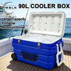 MBLN caja refrigeradora de pesca con ruedas elevables