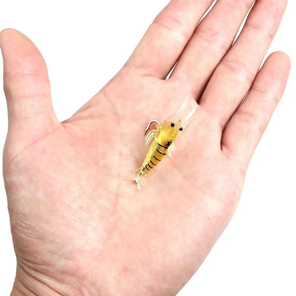 Señuelo blando de camarón para lubina con anzuelo crank - imagen 4