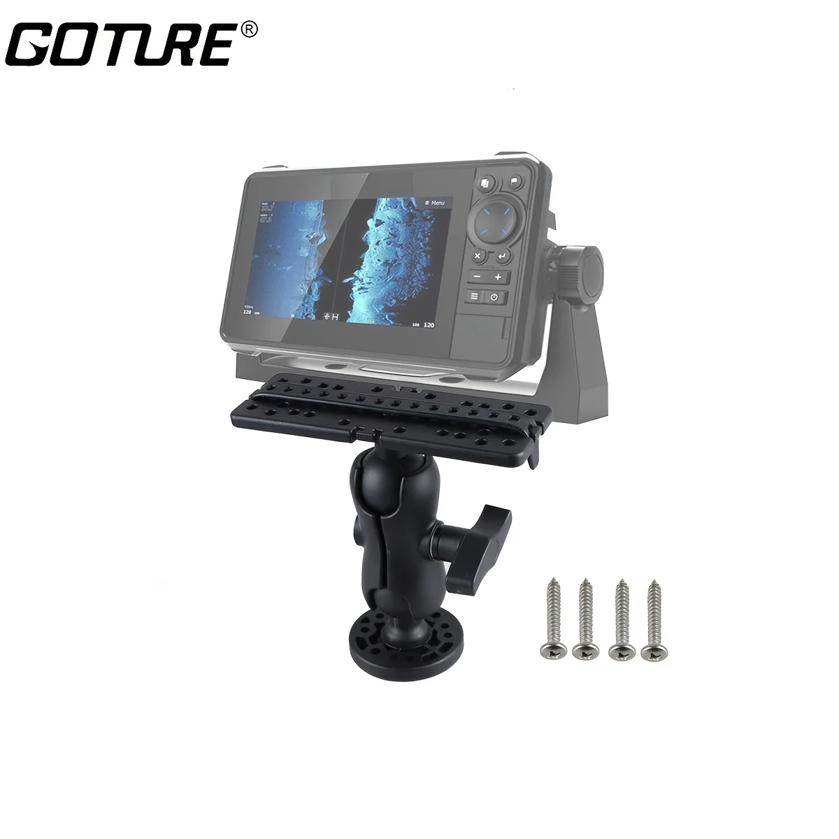 Soporte ajustable 360° para buscador de peces Goture – giratorio - imagen 3