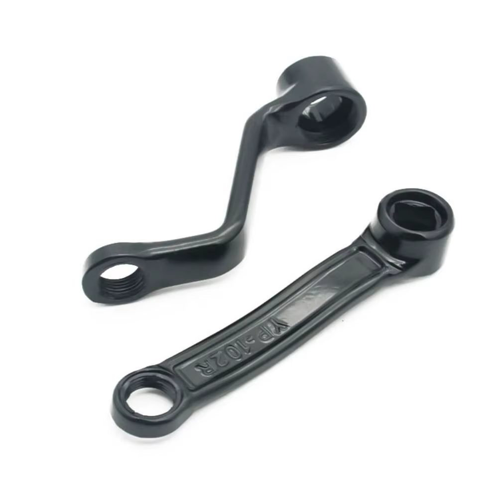 Bielas universales de aluminio para bicicleta eléctrica, negras - imagen 5