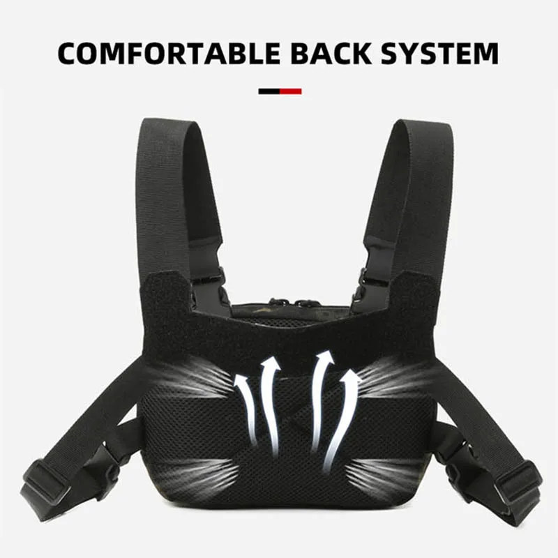 Bolsa de pecho táctica impermeable Molle – Riñonera de pesca