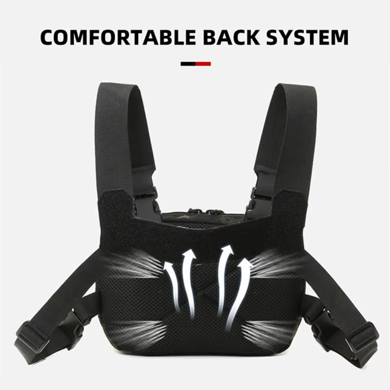 Bolsa de pecho táctica impermeable Molle – Riñonera de pesca