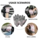 Guantes de pesca medio dedo antideslizantes transpirables de verano