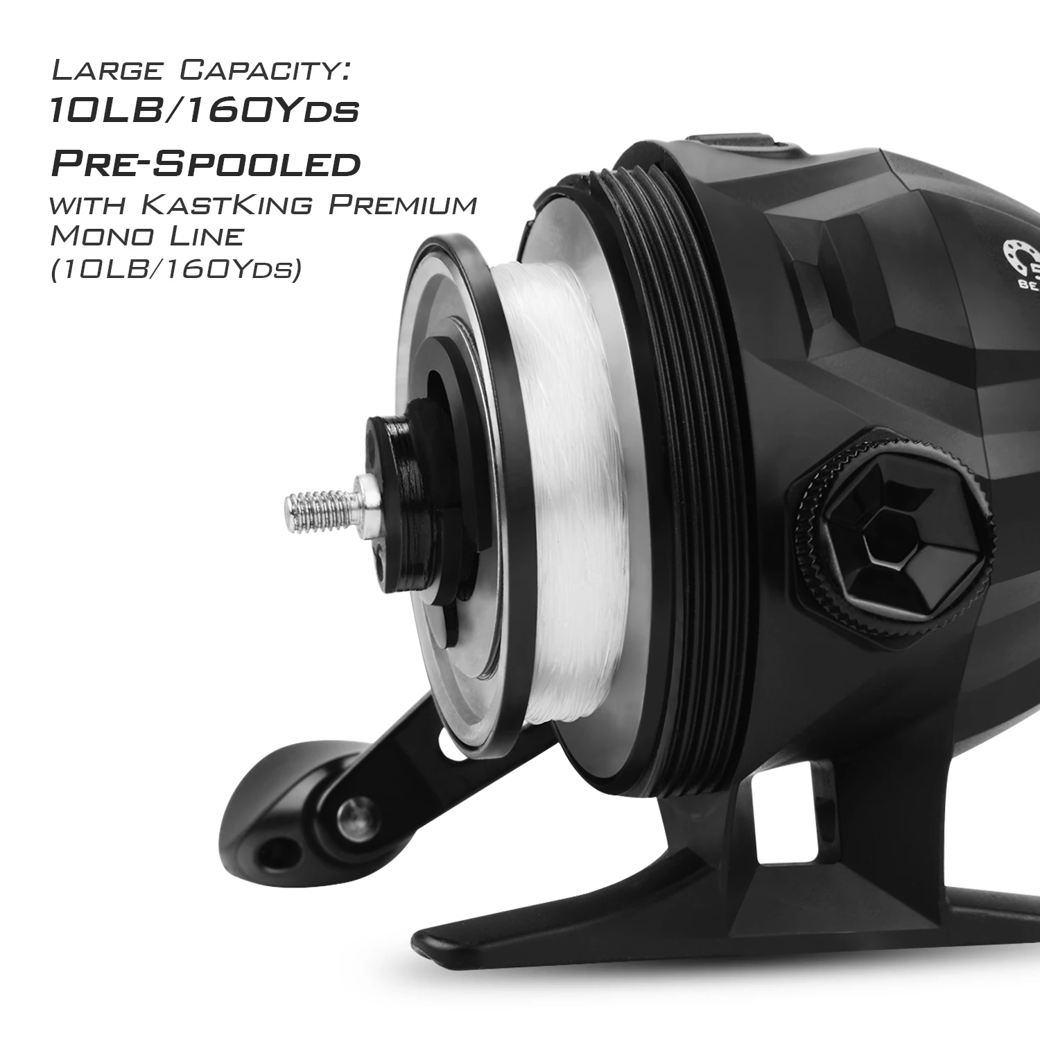 KastKing Brutus carrete spincast botón de presión para pesca