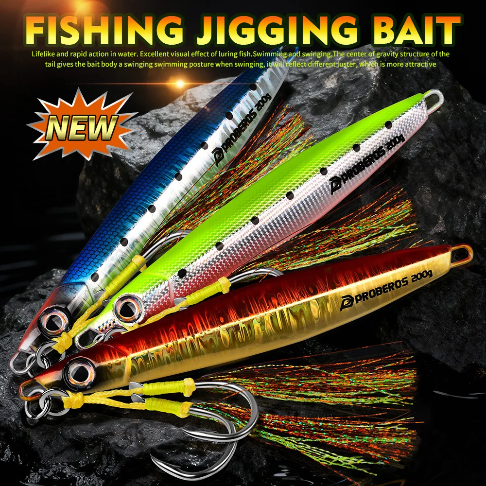 Señuelo cuchara para jigging lento con anzuelo triple – Lubina - imagen 3