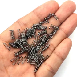 Anzuelos de acero inoxidable con resorte para cebo y carpa jigs
