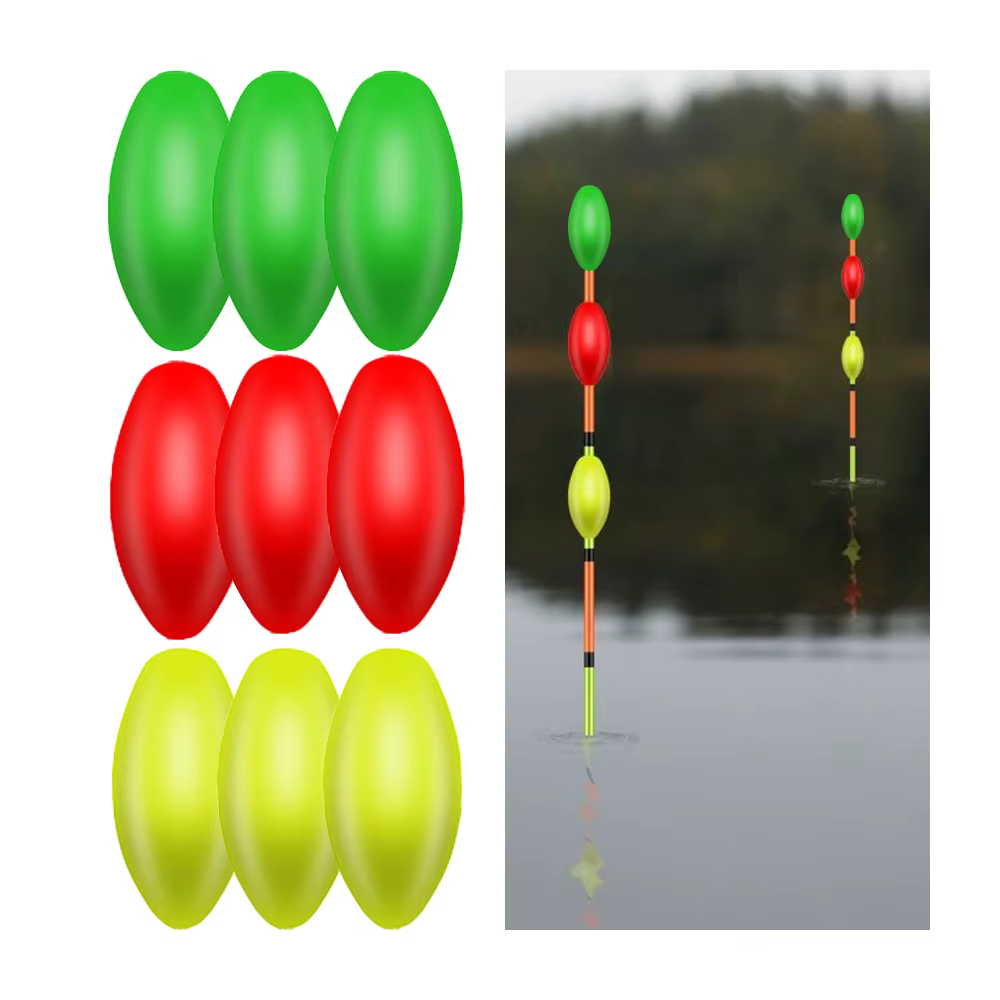 Flotador fluorescente para pesca indicador de picada tipo bola