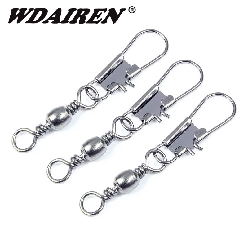 Conector giratorio acero inoxidable Pin – Señuelo anzuelos a presión - imagen 5