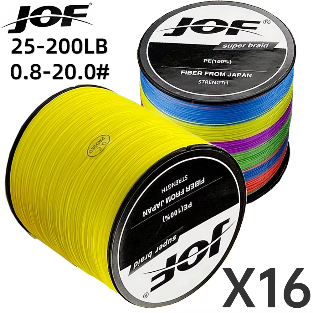 JOF X16 - Línea trenzada multifilamento de alta resistencia