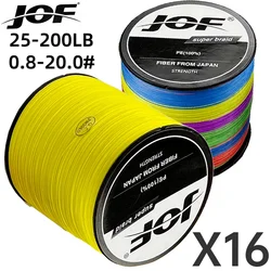 JOF X16 - Línea trenzada multifilamento de alta resistencia