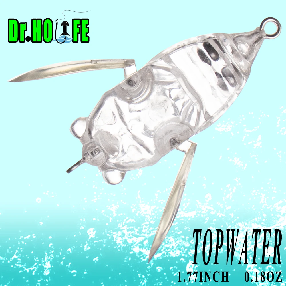 Dr.Holife Señuelo Topwater tipo cigarra biónica sin pintar - imagen 5