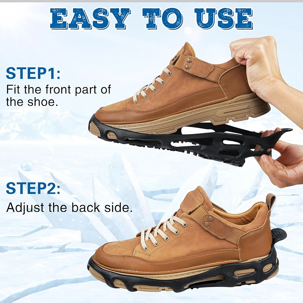 Crampones de hielo para pesca con agarre seguro
