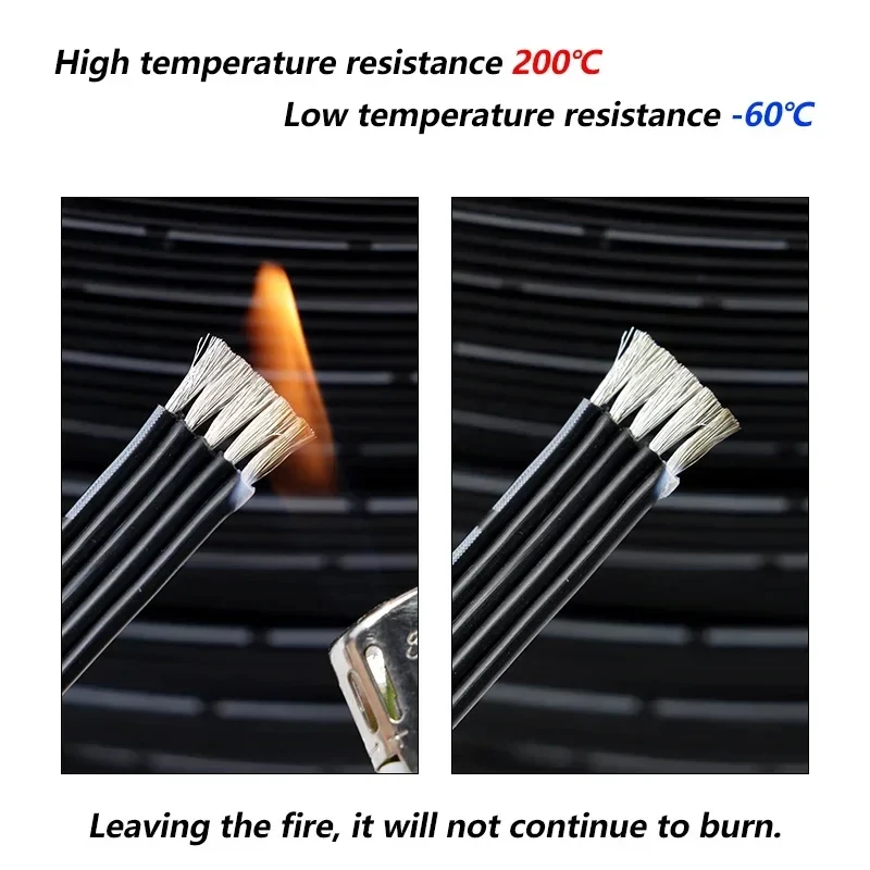 Cable de cobre flexible resistente al calor paralelo de silicona - imagen 2