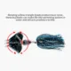 Buzzbait Beard 2023 con borlas – para lubina y lucioperca - imagen 3