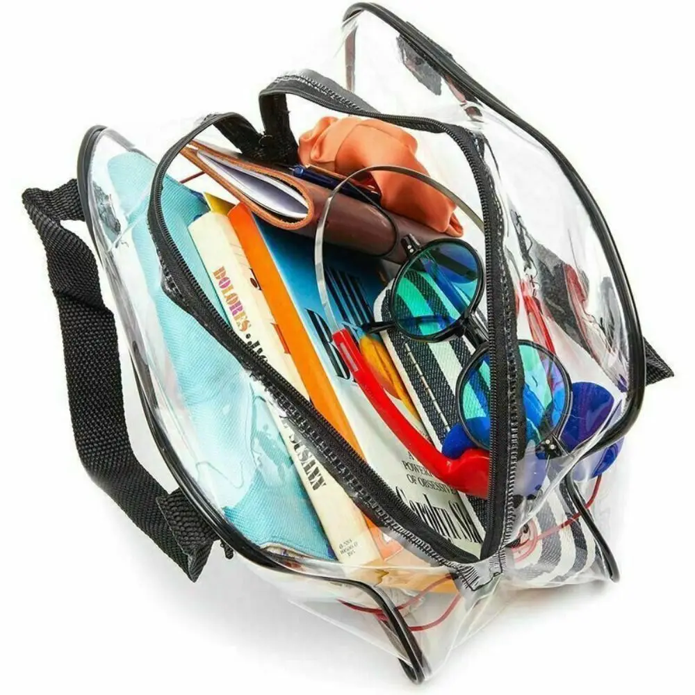Bolsa de viaje transparente para almacenamiento y aseo en estadios - imagen 2
