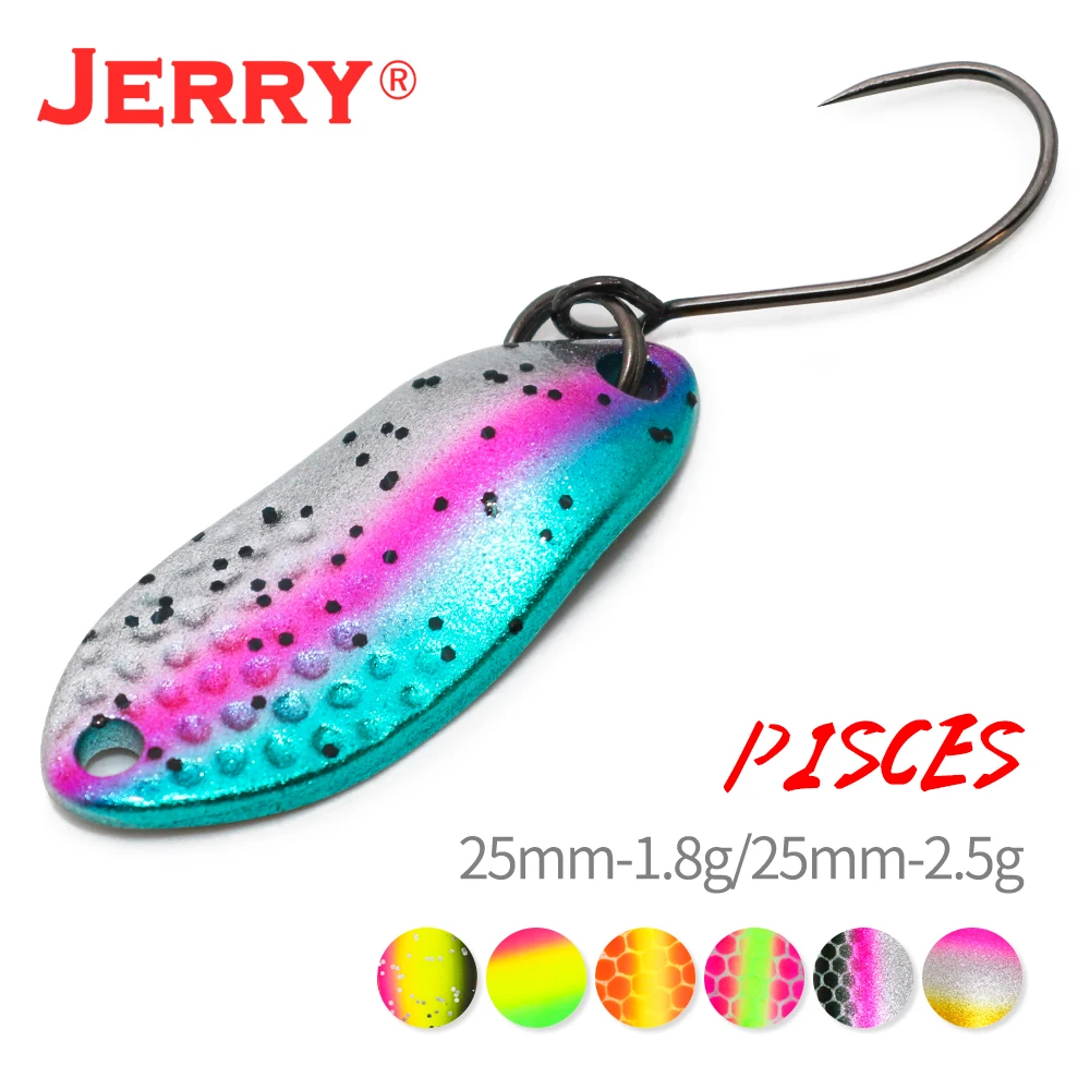 Jerry Pisces Micro Metalen – Señuelo spoon para spinning