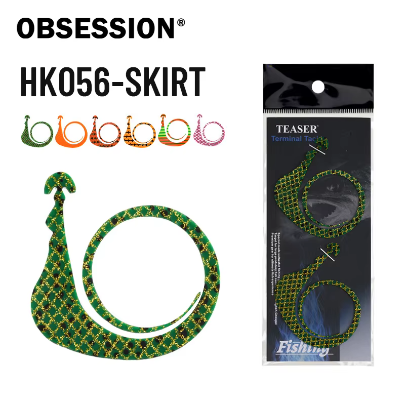 Falda de Silicona OBSESSION HK056 para Señuelos – Kit 2 Piezas - imagen 2