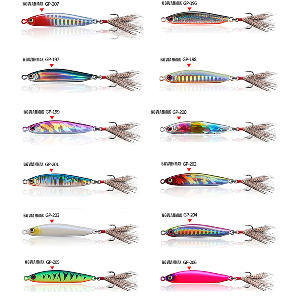 Cuchara metálica BOWAN para pesca lenta en agua salada – lubina - imagen 2