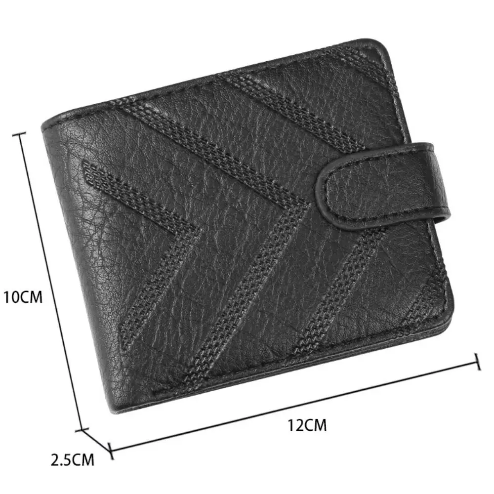 Cartera minimalista bicolor y estilo retro