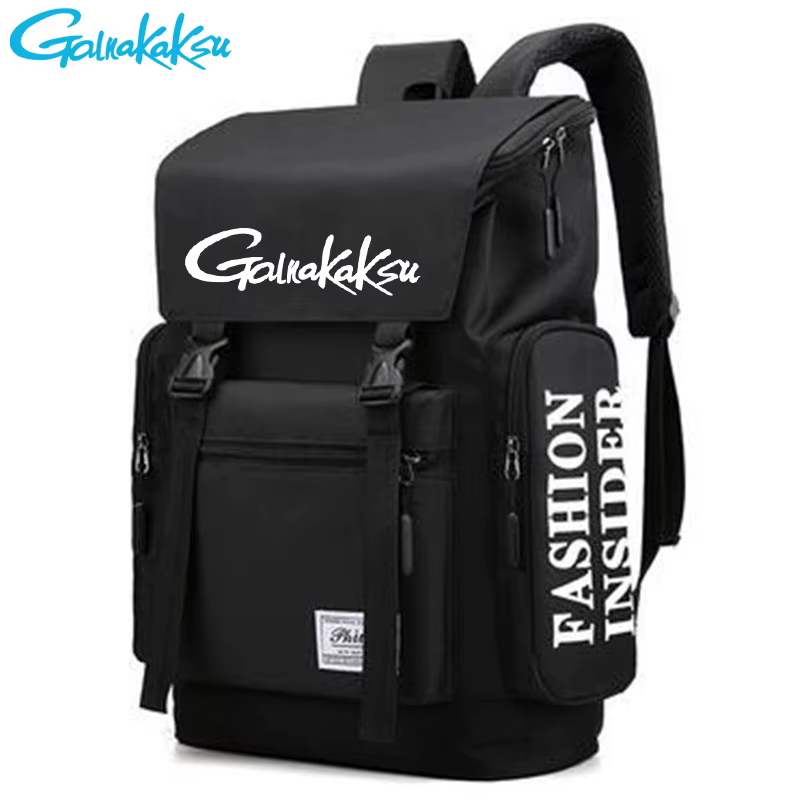 Mochila de pesca impermeable ligera con compartimento portátil