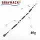 BRAVMACK Jig para bagre con jaula de cebo y barbilla vástago largo