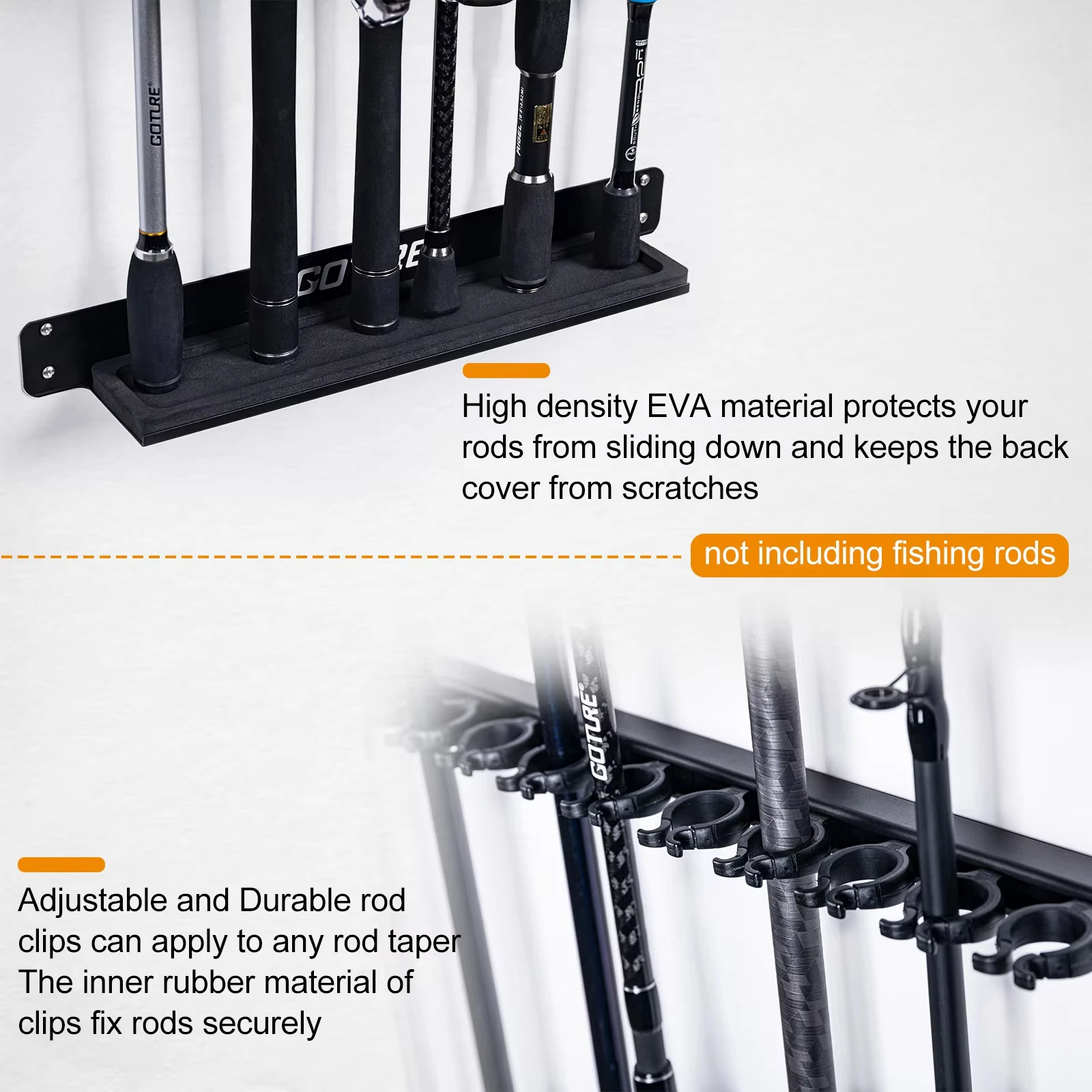Goture Soporte vertical para cañas modular de pared - imagen 2