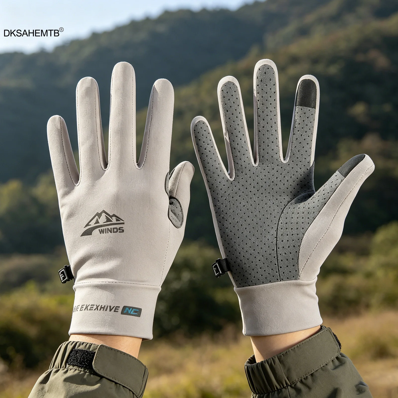 Guantes táctiles antideslizantes para pesca de invierno térmicos - imagen 5