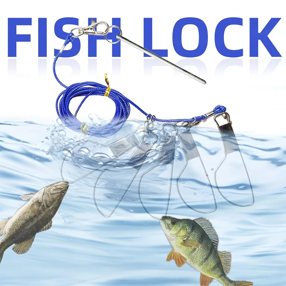 Cuerda para sujetar peces VIKINGAR con cierres giratorios - imagen 5