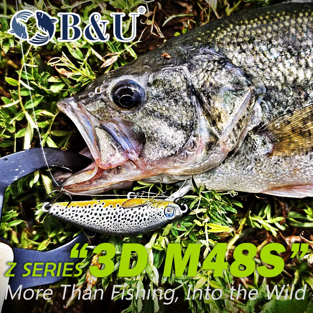 Señuelo Minnow B&U 48mm Hundimiento Rápido para Trucha