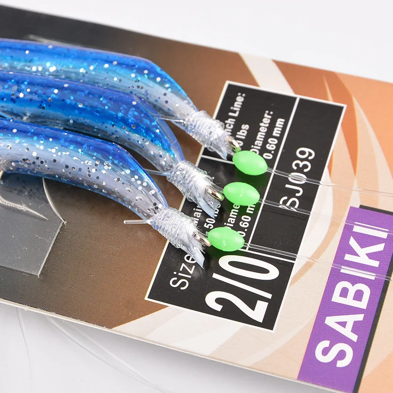 Set completo de aparejos Sabiki luminosos