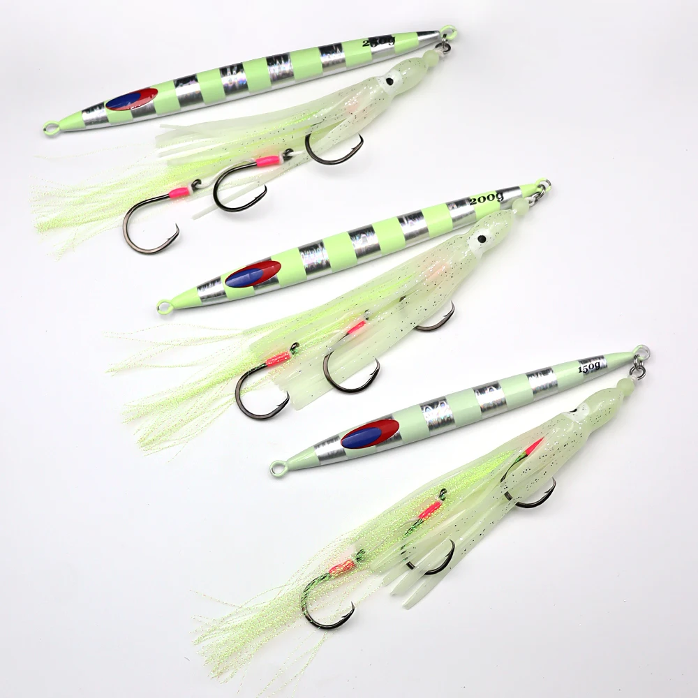 Captura de un snapper usando el jig luminoso