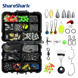 Accesorios de pesca ShareShark con luz nocturna y caja portátil