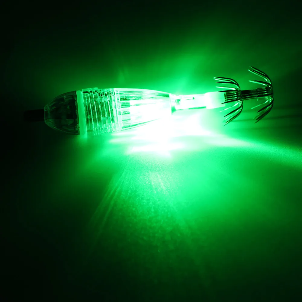 Luz LED mini para pesca de calamar subacuática con cebo intermitente - imagen 3