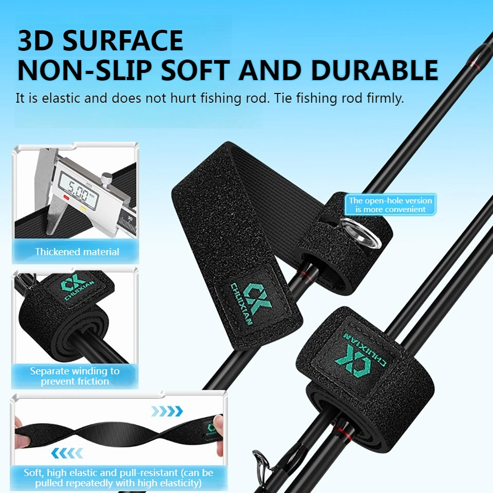Carrete de spinning montado en la funda
