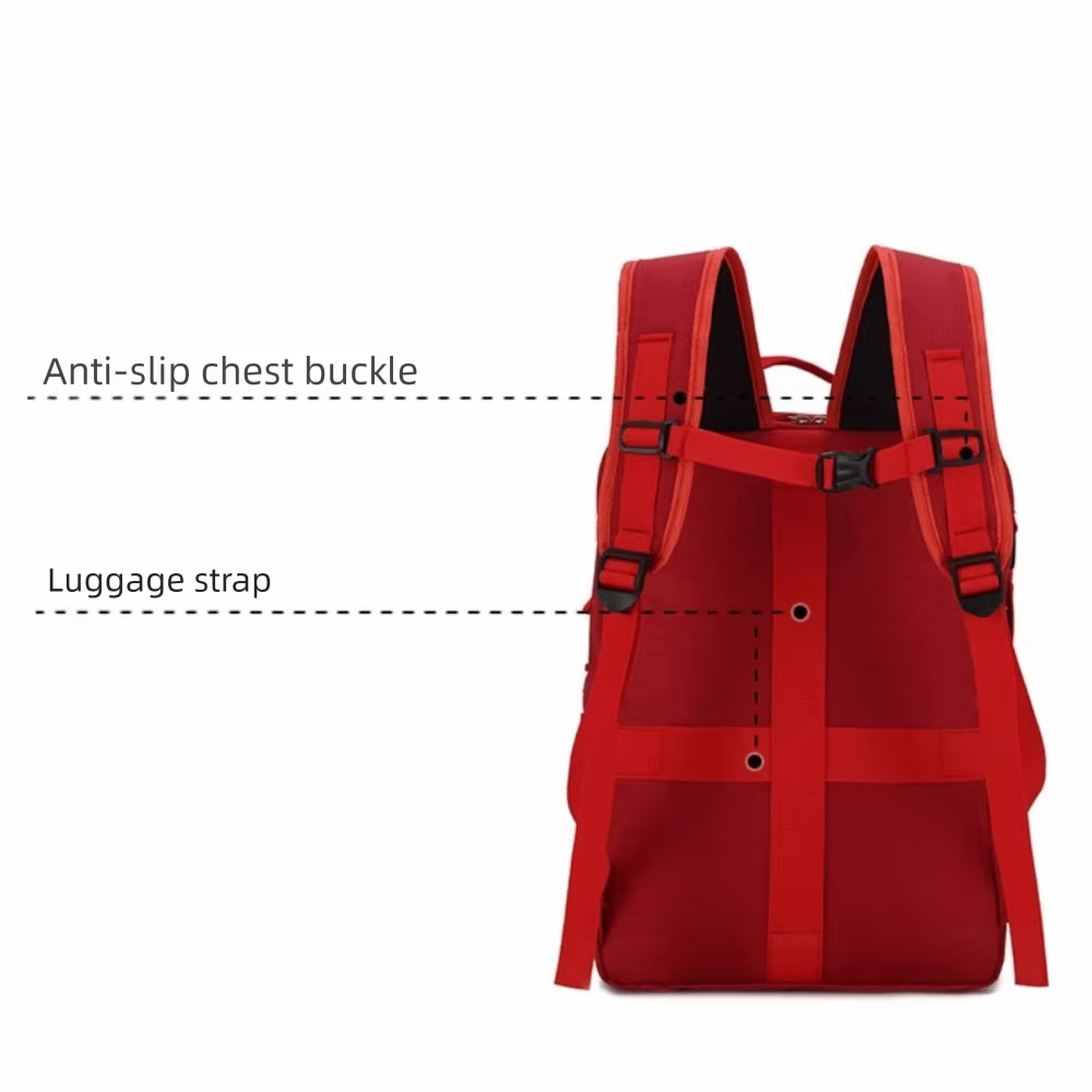 Mochila en entorno de camping