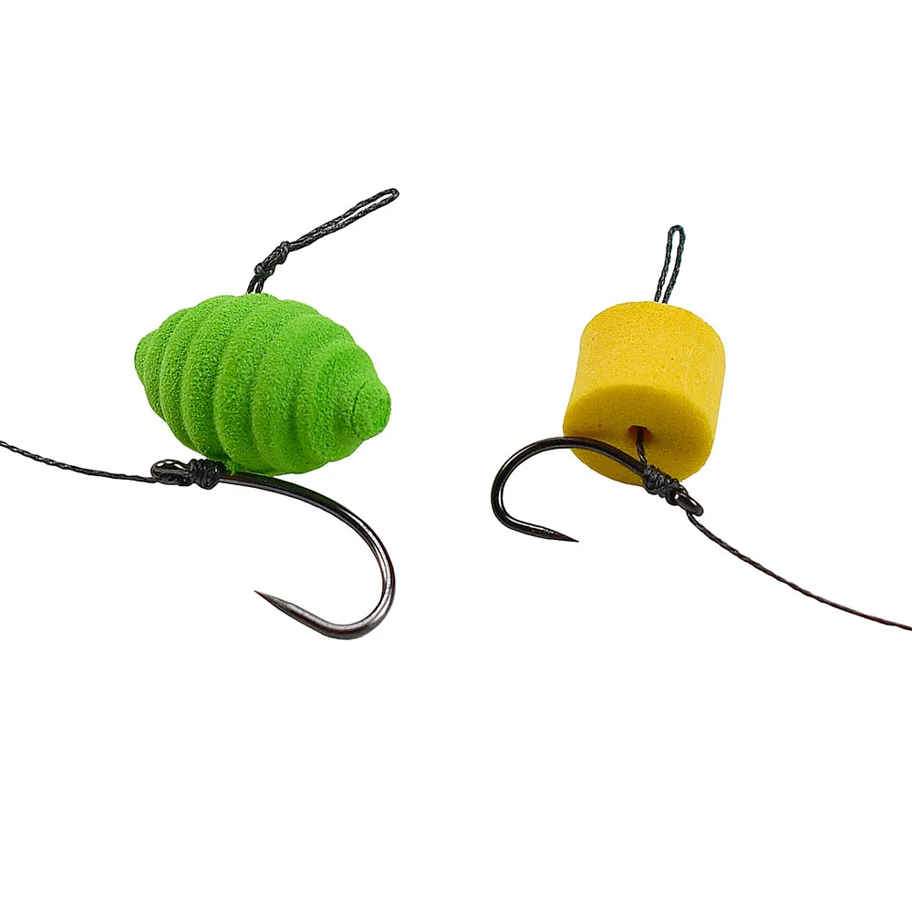 Anzuelos pre-atados con línea PE MNFT – acero carbono alto para carpas
