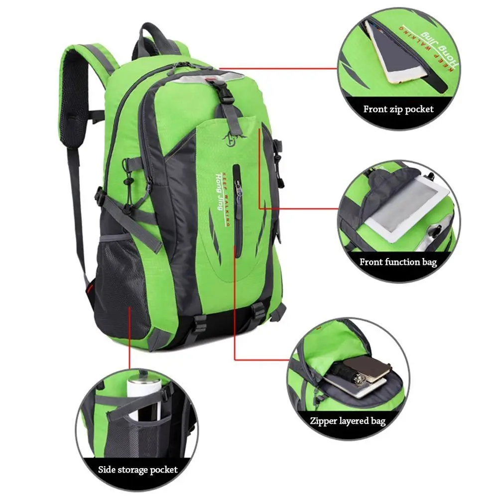 Mochila de pesca impermeable de nailon para viajes y camping - imagen 3
