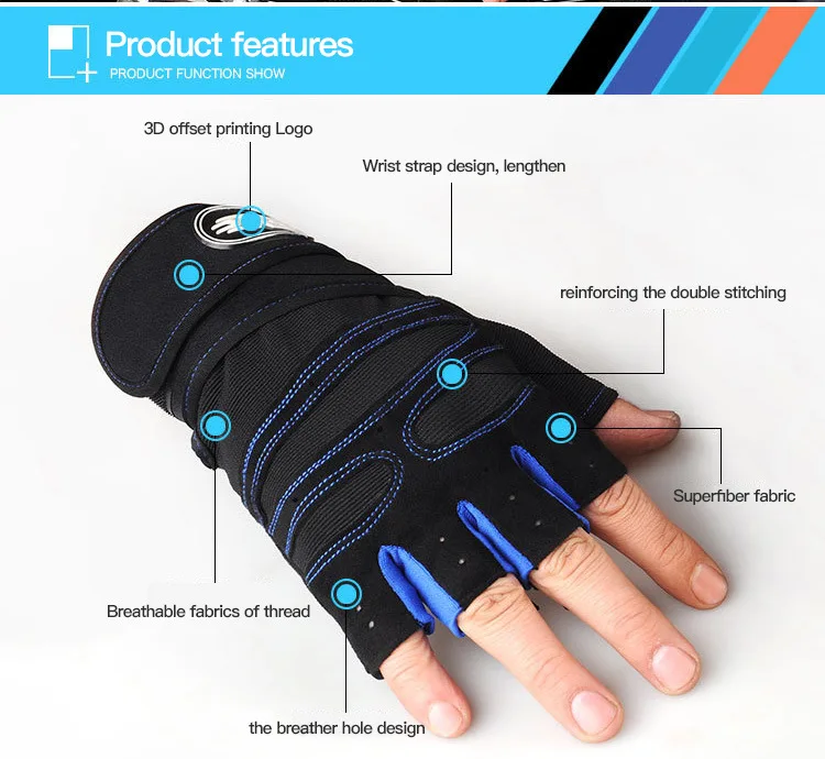 Guantes rojos para entrenamiento