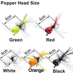 Poppers Espuma Flotantes Topwater para Lubina y Trucha
