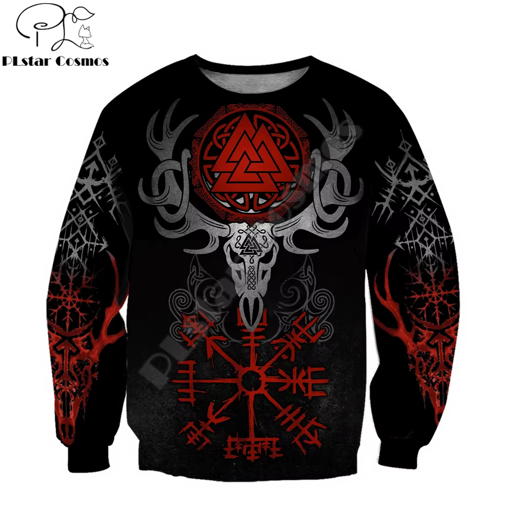 KJ905 Sudadera de pesca con capucha y cremallera — estampado 3D - imagen 3