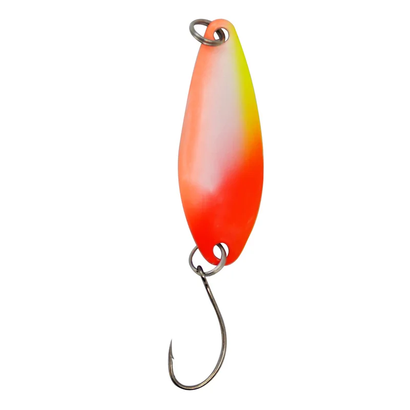 Salix Señuelo de pesca hoja con lentejuelas para trucha - imagen 2