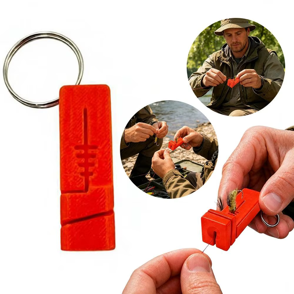 Enhebrador de Moscas Magnético con Llavero – Portátil para Pesca - imagen 5