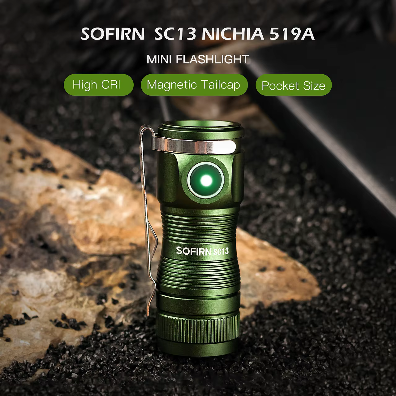 Sofirn SC13 Mini: Linterna táctica recargable magnética - imagen 5