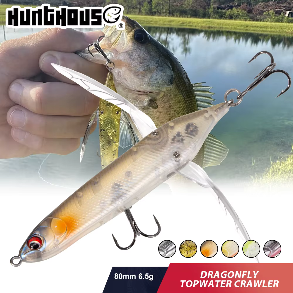 Hunthouse Señuelo Flotante – Cebo Duro Trucha Lucio Agua Dulce - imagen 2
