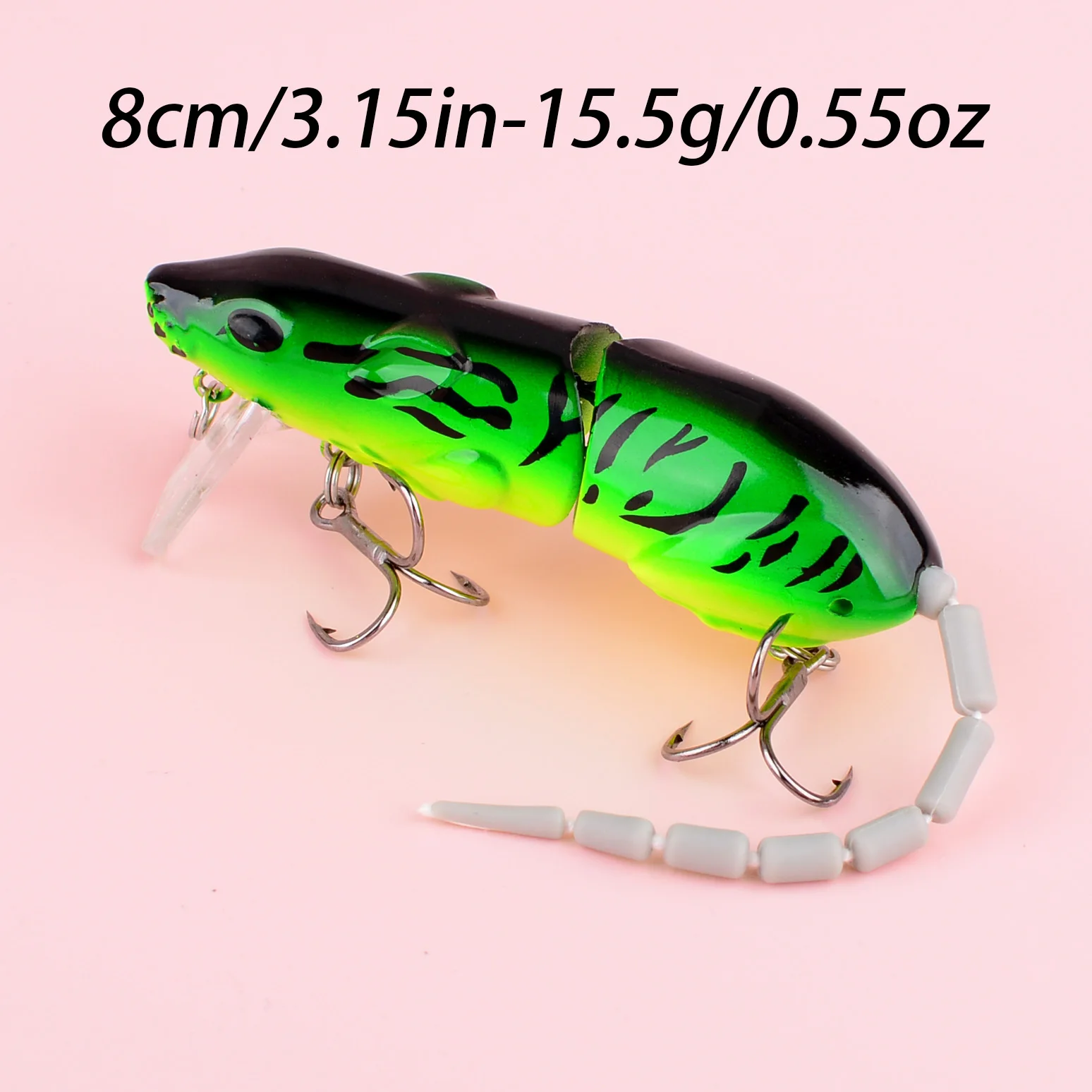 Señuelo con forma de ratón para pesca
