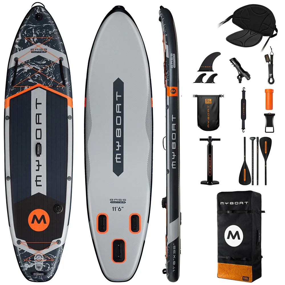 Myboat Paddleboard Hinchable Extra Ancho para Pesca con Accesorios - imagen 2
